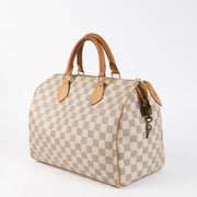 Shop this authentic Louis Vuitton Damier Azur Speedy 30 pre-loved on Labellov.com