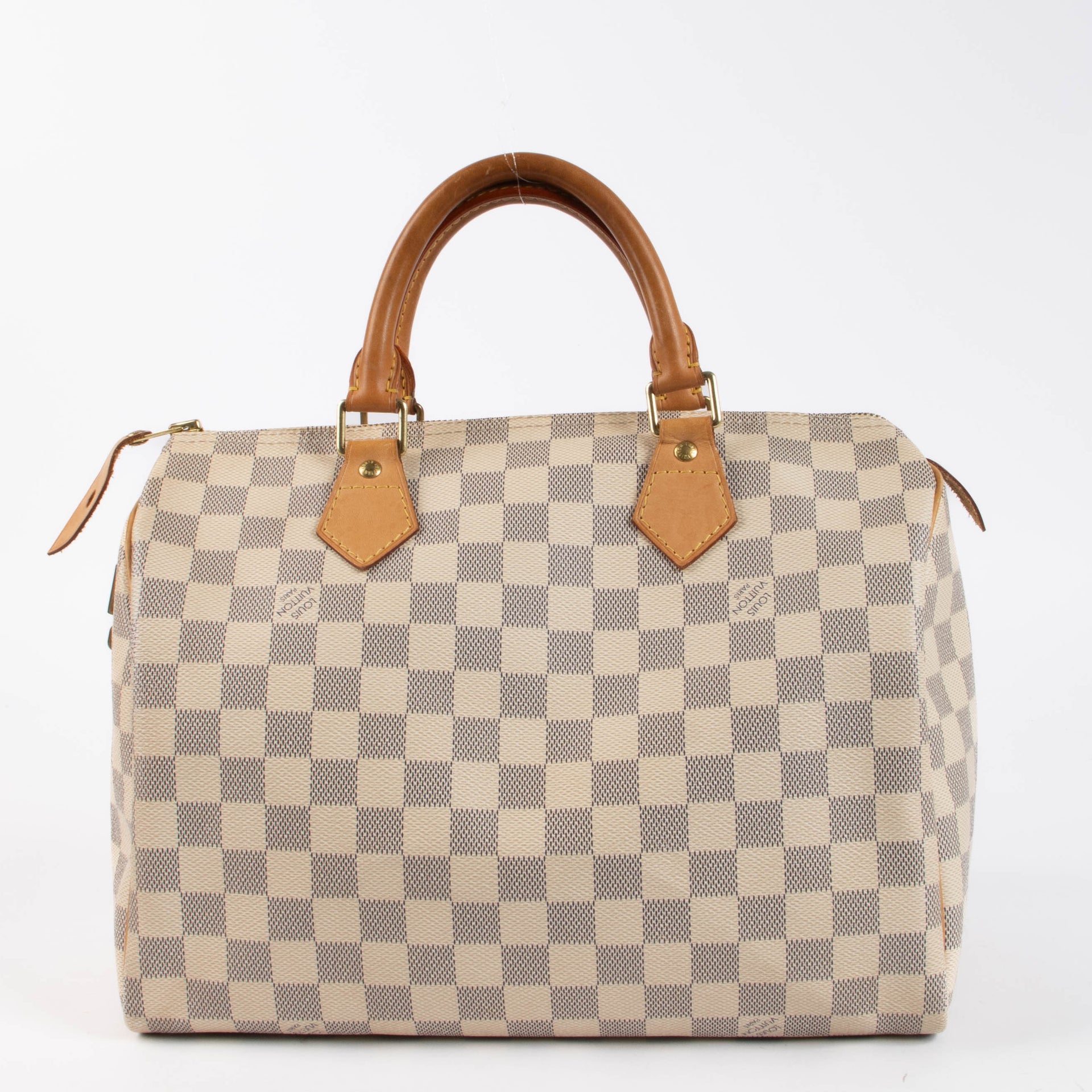 Shop this authentic Louis Vuitton Damier Azur Speedy 30 pre-loved on Labellov.com