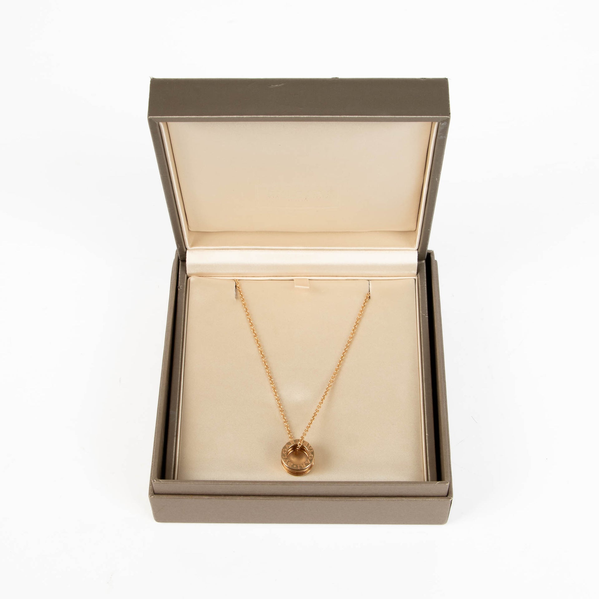 Bulgari Rose Gold B.Zero1 Hanger Ketting