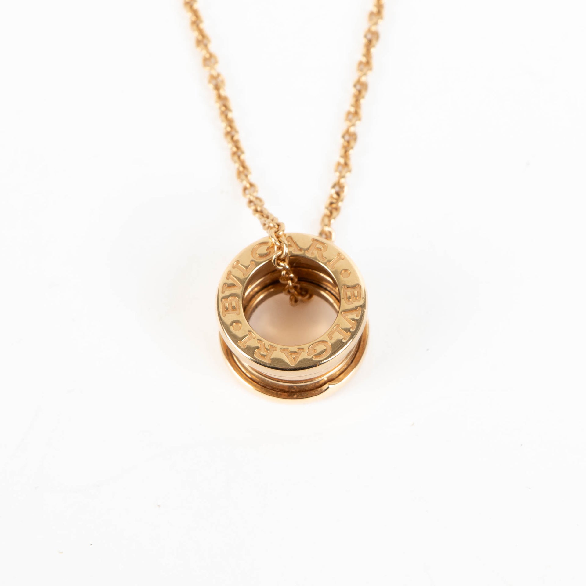 Bulgari Rose Gold B.Zero1 Hanger Ketting