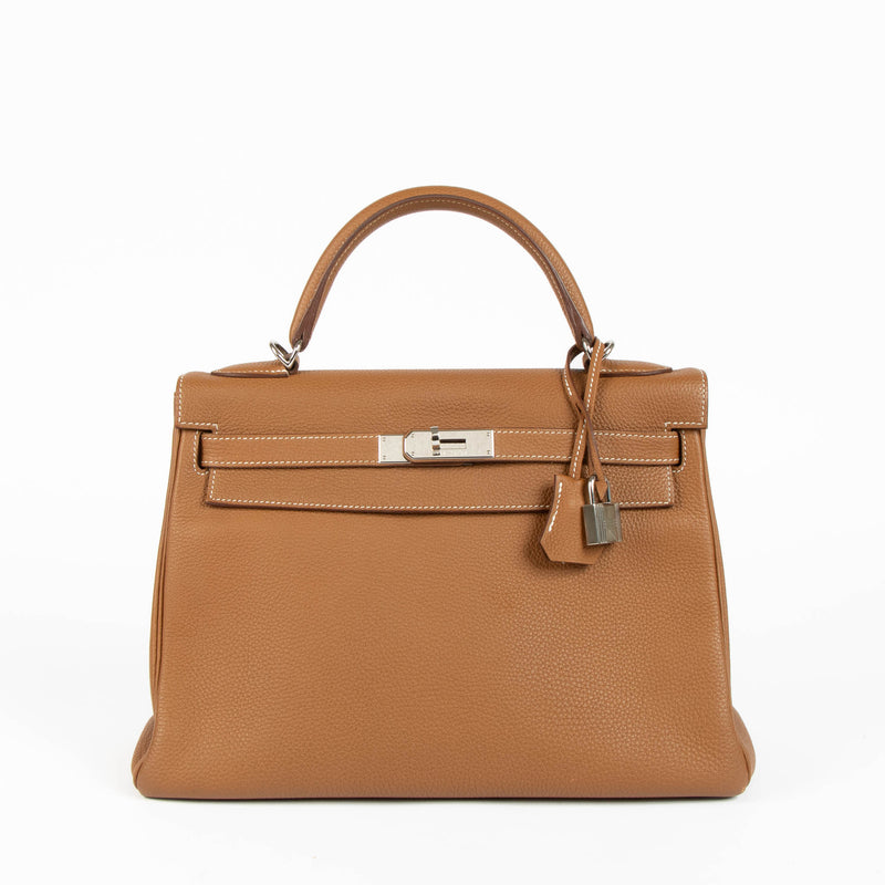 Hermes Kelly 32 Gold Togo PHW