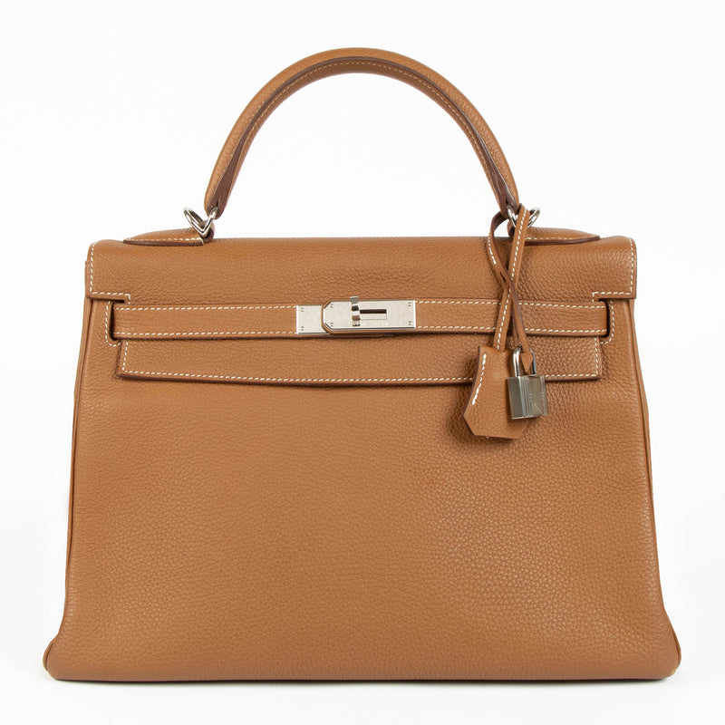 Hermes Kelly 32 Gold Togo PHW
