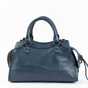 Shop the authentic Balenciaga Blue Neo Classic Small Bag second hand on Labellov.com
