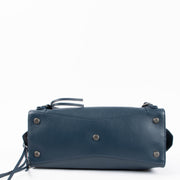 Shop the authentic Balenciaga Blue Neo Classic Small Bag second hand on Labellov.com