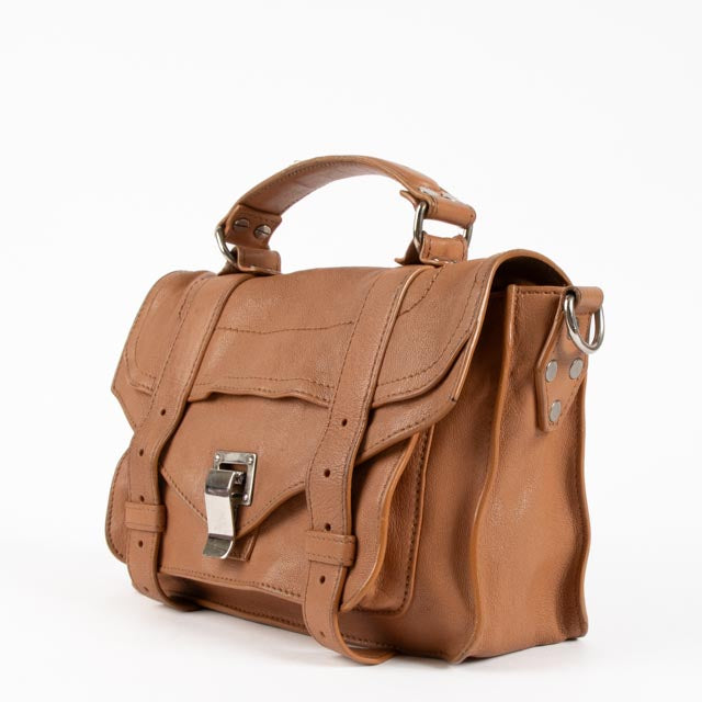 Proenza Schouler Brown Leather PS1 Tiny Bag – Labellov