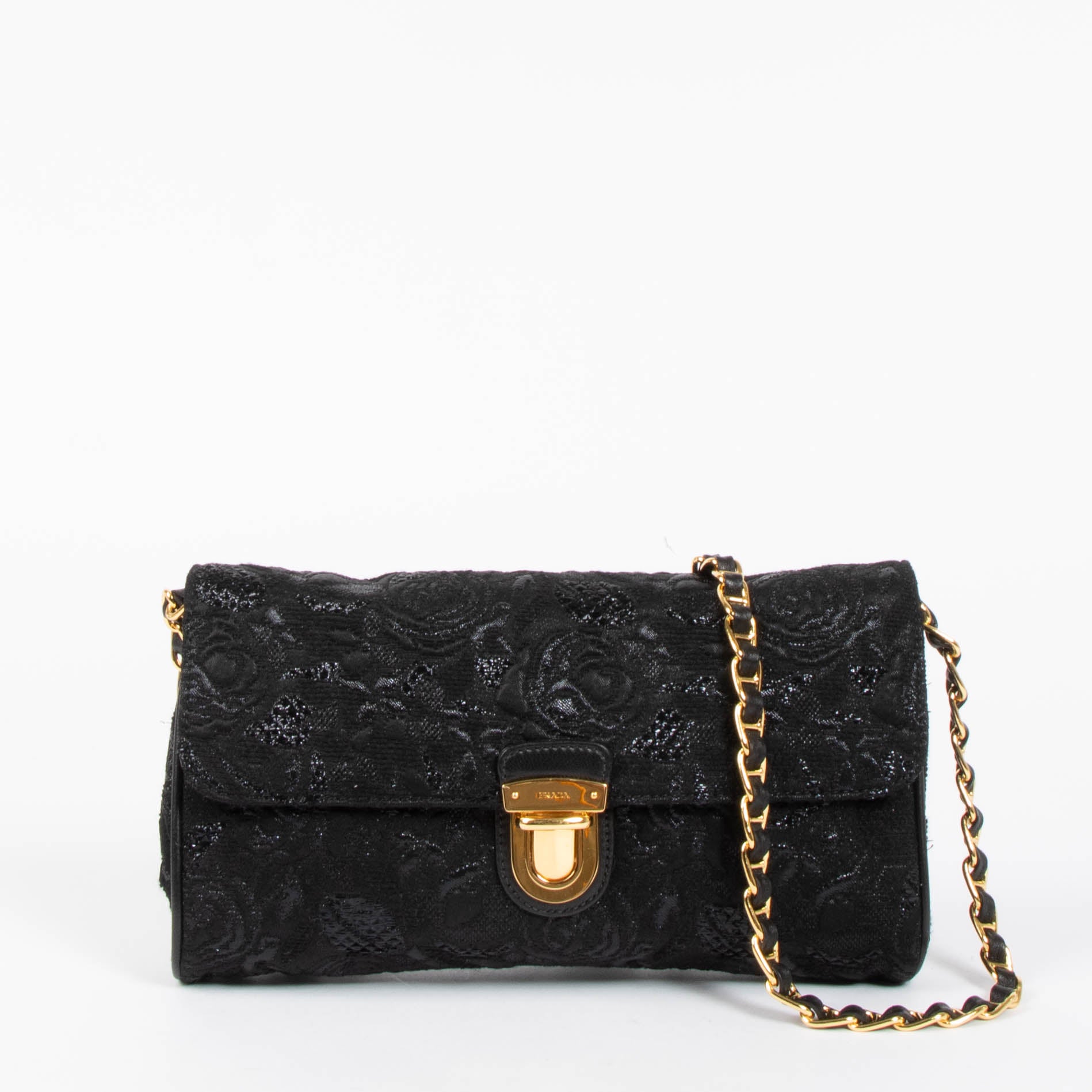 Prada Pattina Tessuto Lure Bag