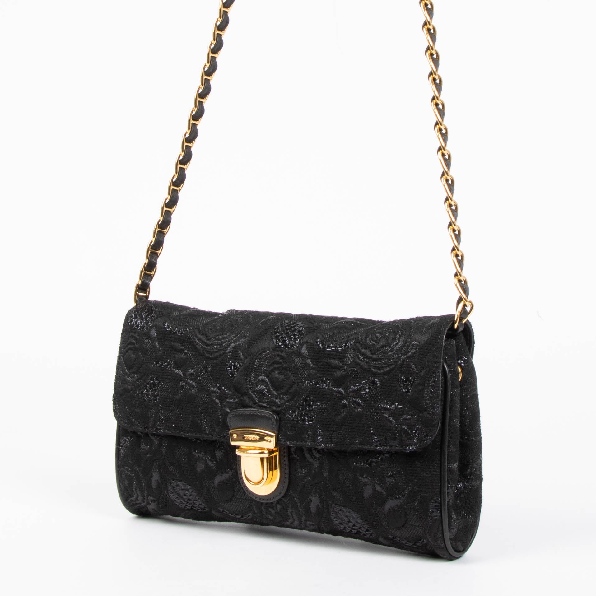 Prada Pattina Tessuto Lure Bag
