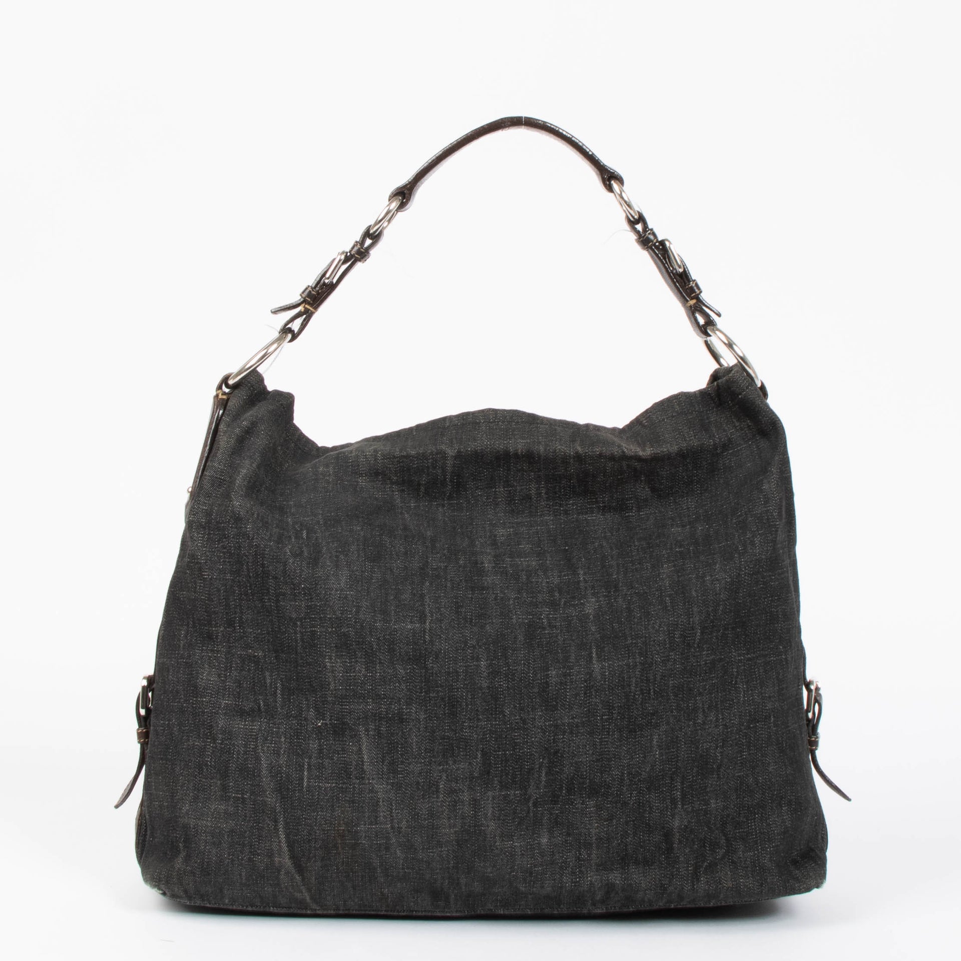 Prada Black Jacquard Chain Bag