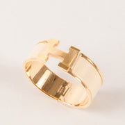 Shop this authentic Hermes Creme Clic Clac H Bracelet Pre-Loved on Labellov.com