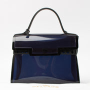 Shop this authentic Delvaux Blue Vinyl Tempête Dark Night Bag pre-loved on Labellov.com