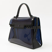 Shop this authentic Delvaux Blue Vinyl Tempête Dark Night Bag pre-loved on labellov.com