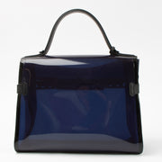 Shop this authentic Delvaux Blue Vinyl Tempête Dark Night Bag pre-loved on labellov.com