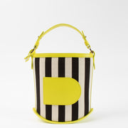 Shop this authentic Delvaux Neon Memphis Pin Mini Bucket Bag pre-loved on Labellov.com