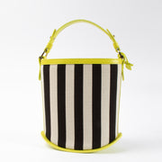Shop this authentic Delvaux Neon Memphis Pin Mini Bucket Bag pre-loved on Labellov.com