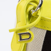Shop this authentic Delvaux Neon Memphis Pin Mini Bucket Bag pre-loved on Labellov.com