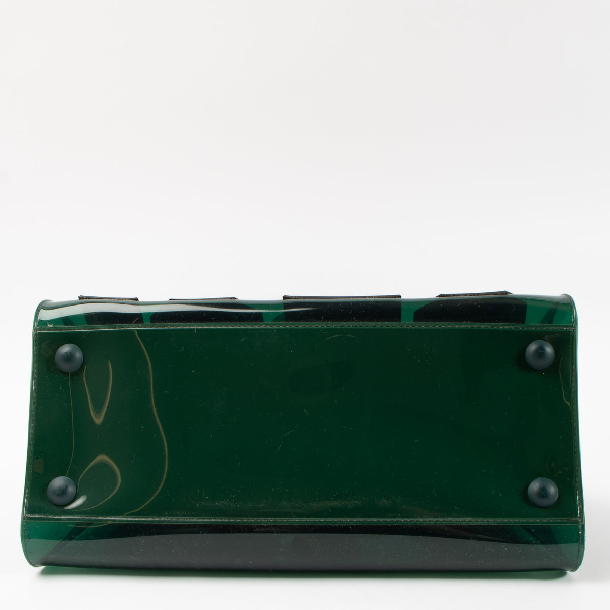Shop this authentic Delvaux Green Vinyl Brillant The Hero Bag pre-loved on Labellov.com