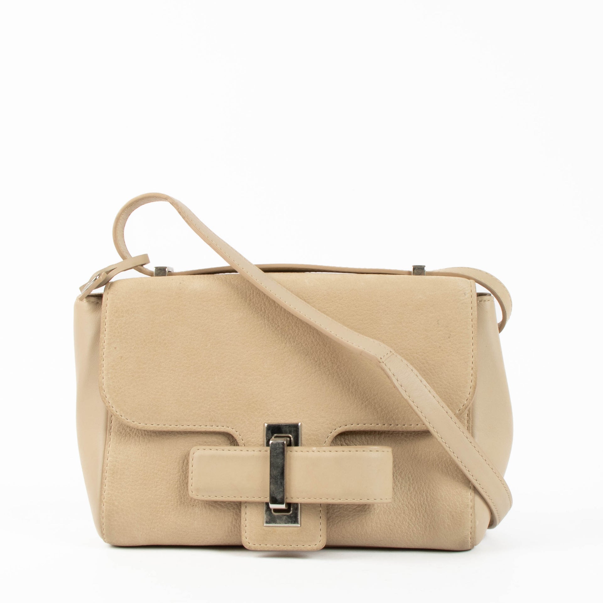 Shop this 100% authentic Delvaux Beige Tourterelle Simplissime City Mini Bag at Labellov.com
