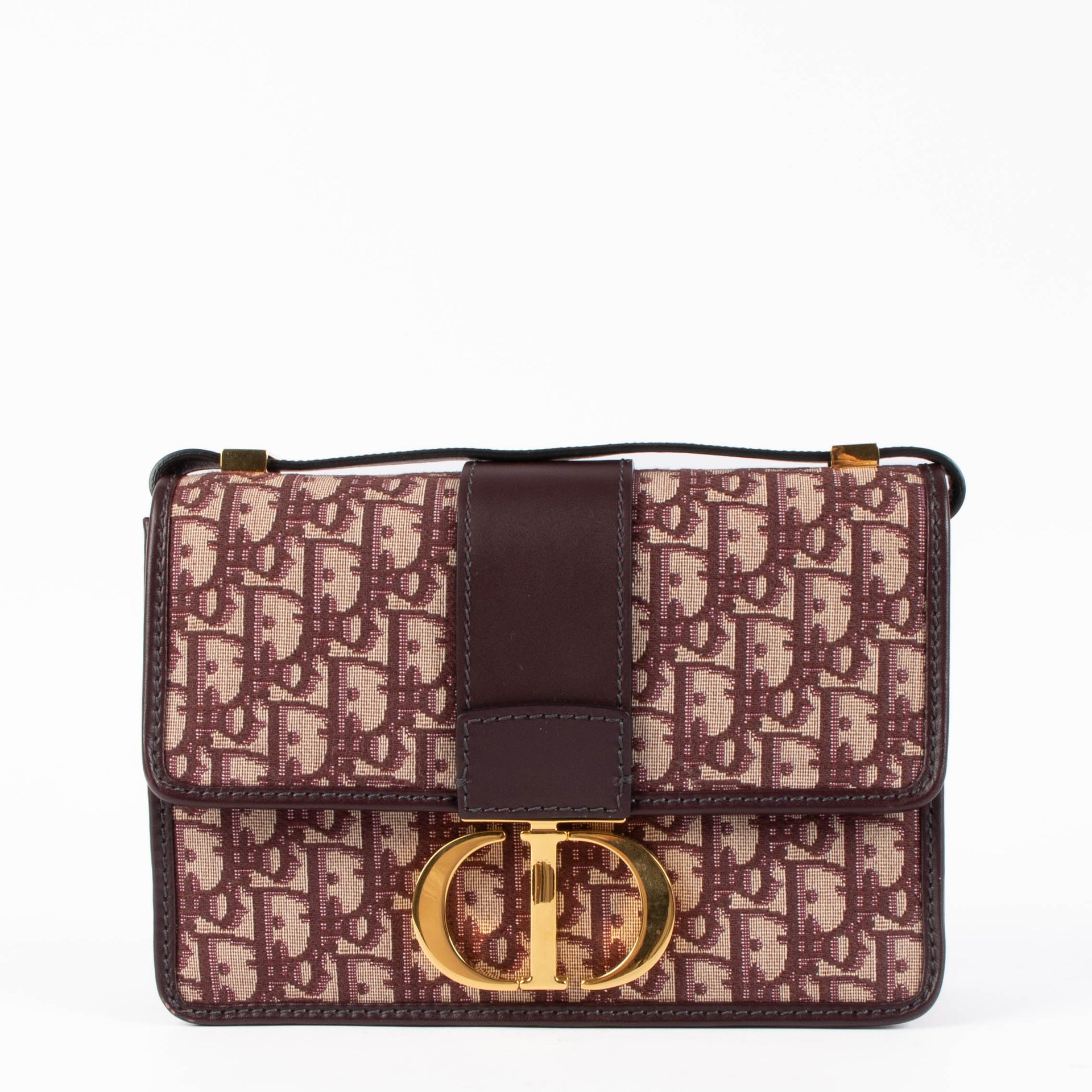 Christian Dior Bordeaux Oblique Montaigne Bag