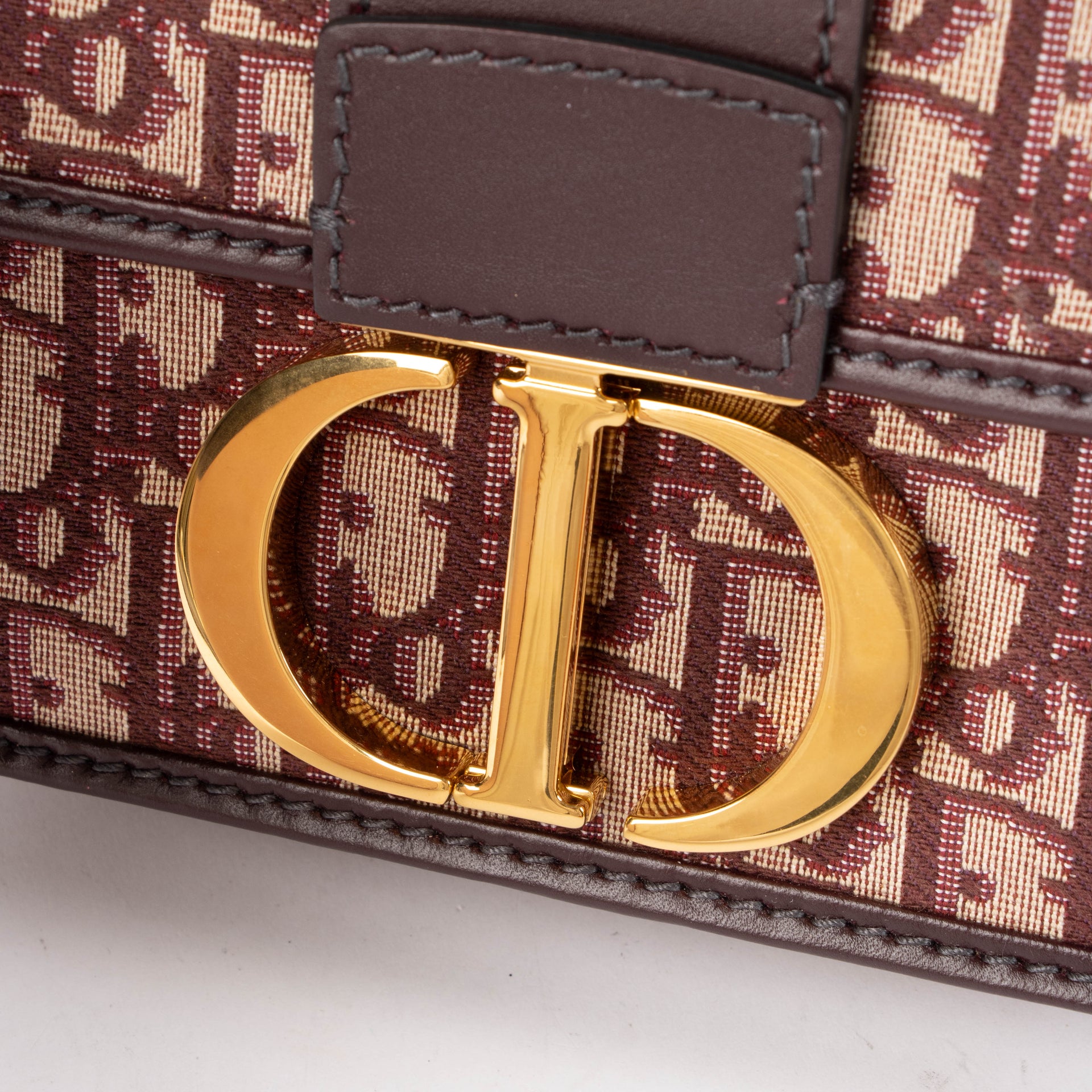 Christian Dior Bordeaux Oblique Montaigne Bag