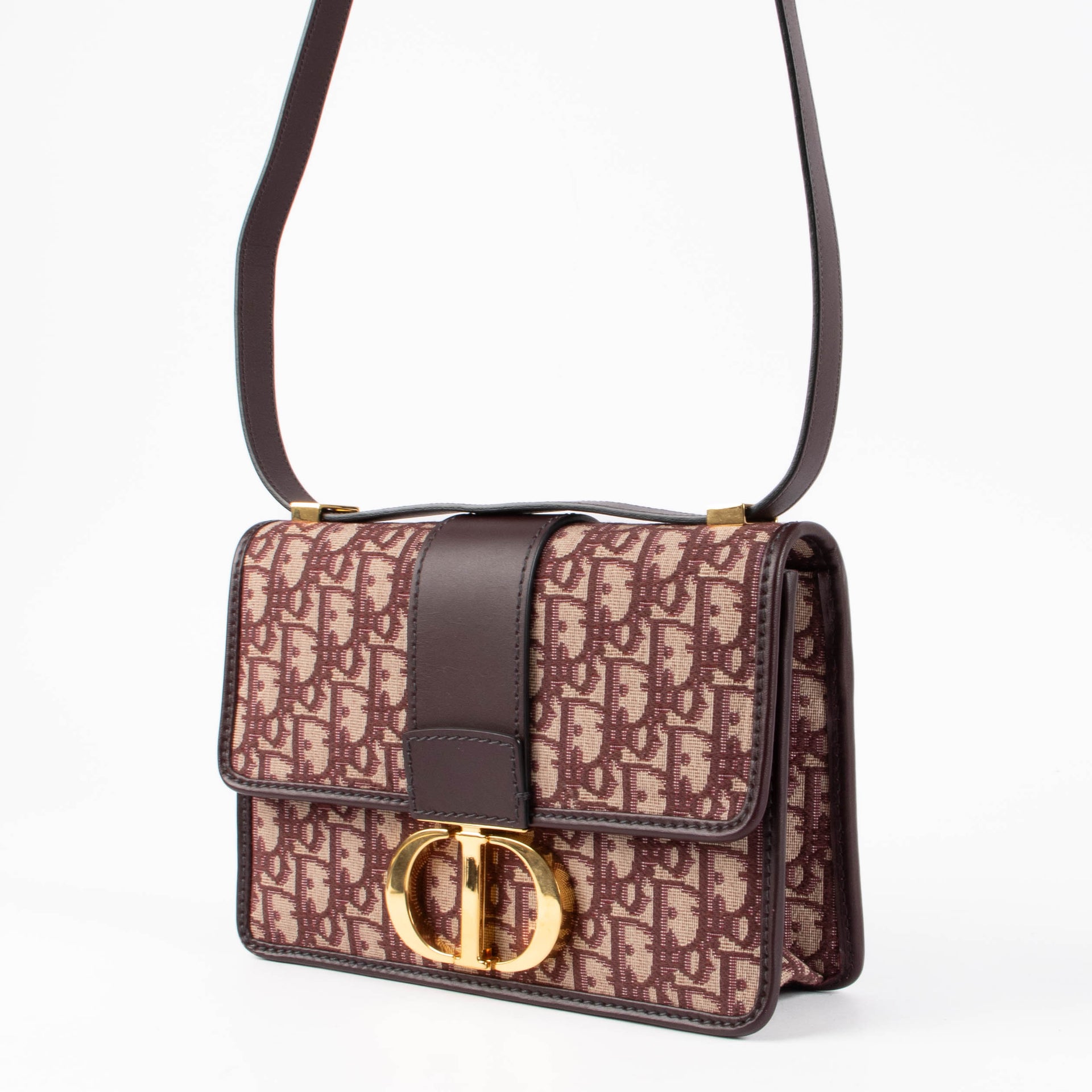 Christian Dior Bordeaux Oblique Montaigne Bag