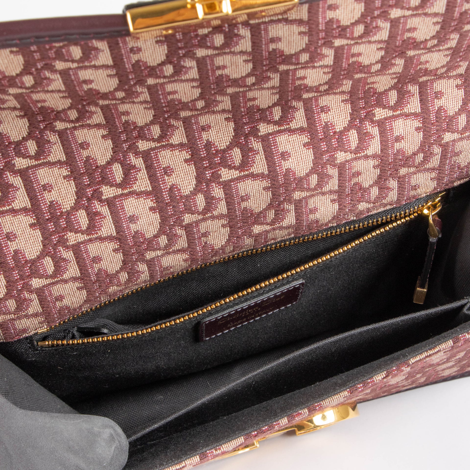 Christian Dior Bordeaux Oblique Montaigne Bag