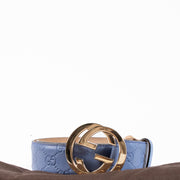 Shop this 100% authentic Gucci Blue Belt – Size 85 at Labellov.com