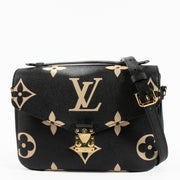 Shop the authentic Louis Vuitton Black Monogram Empreinte Pochette Métis Bag on Labellov.com !
