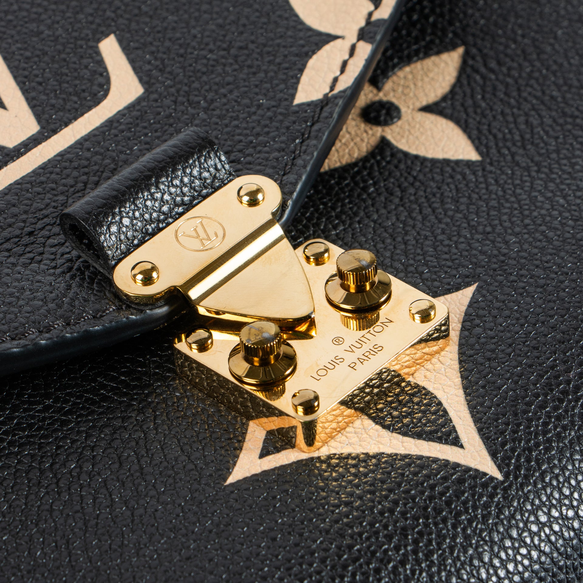 Shop the authentic Louis Vuitton Black Monogram Empreinte Pochette Métis Bag on Labellov.com !