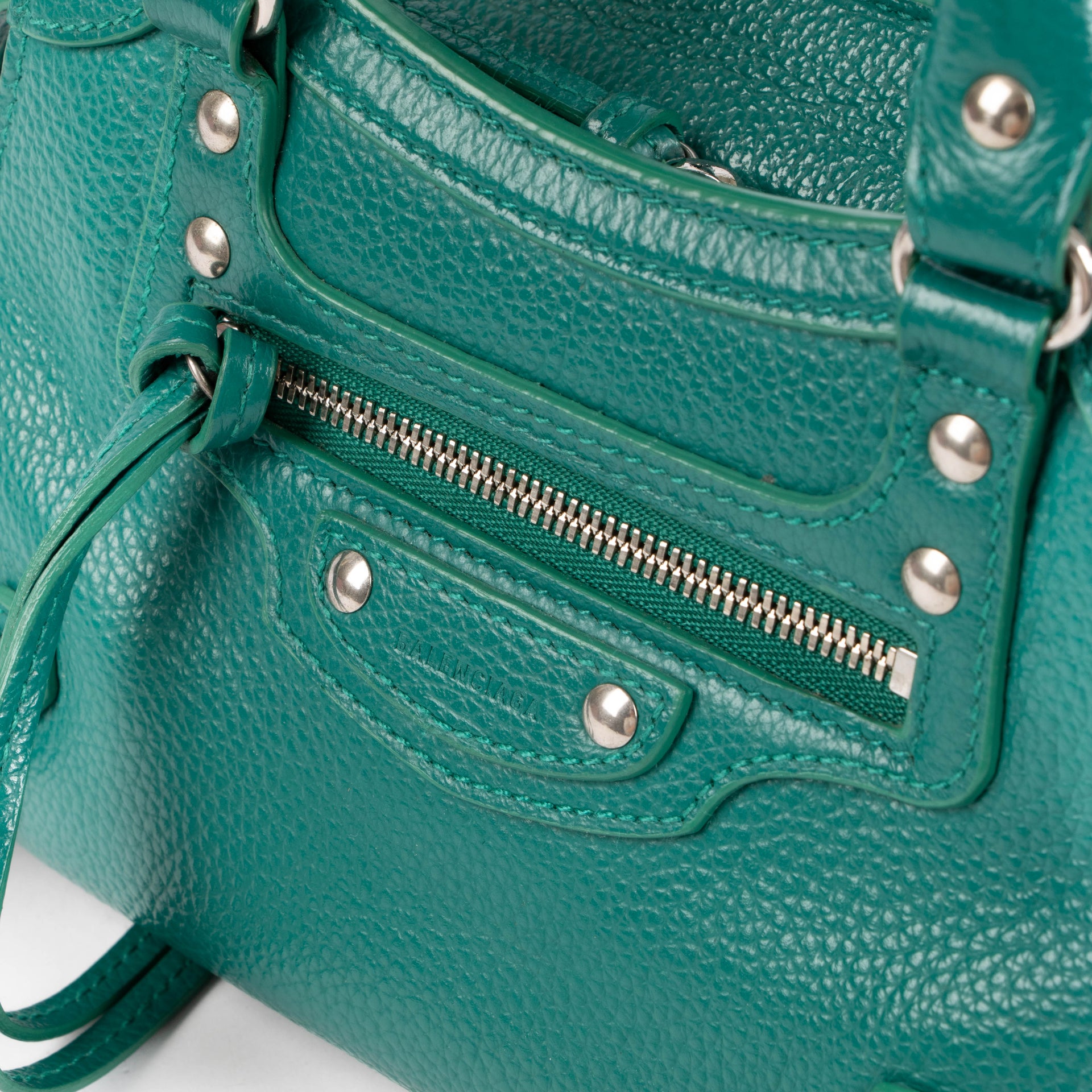 Balenciaga Green Neo Classic XS City Bag