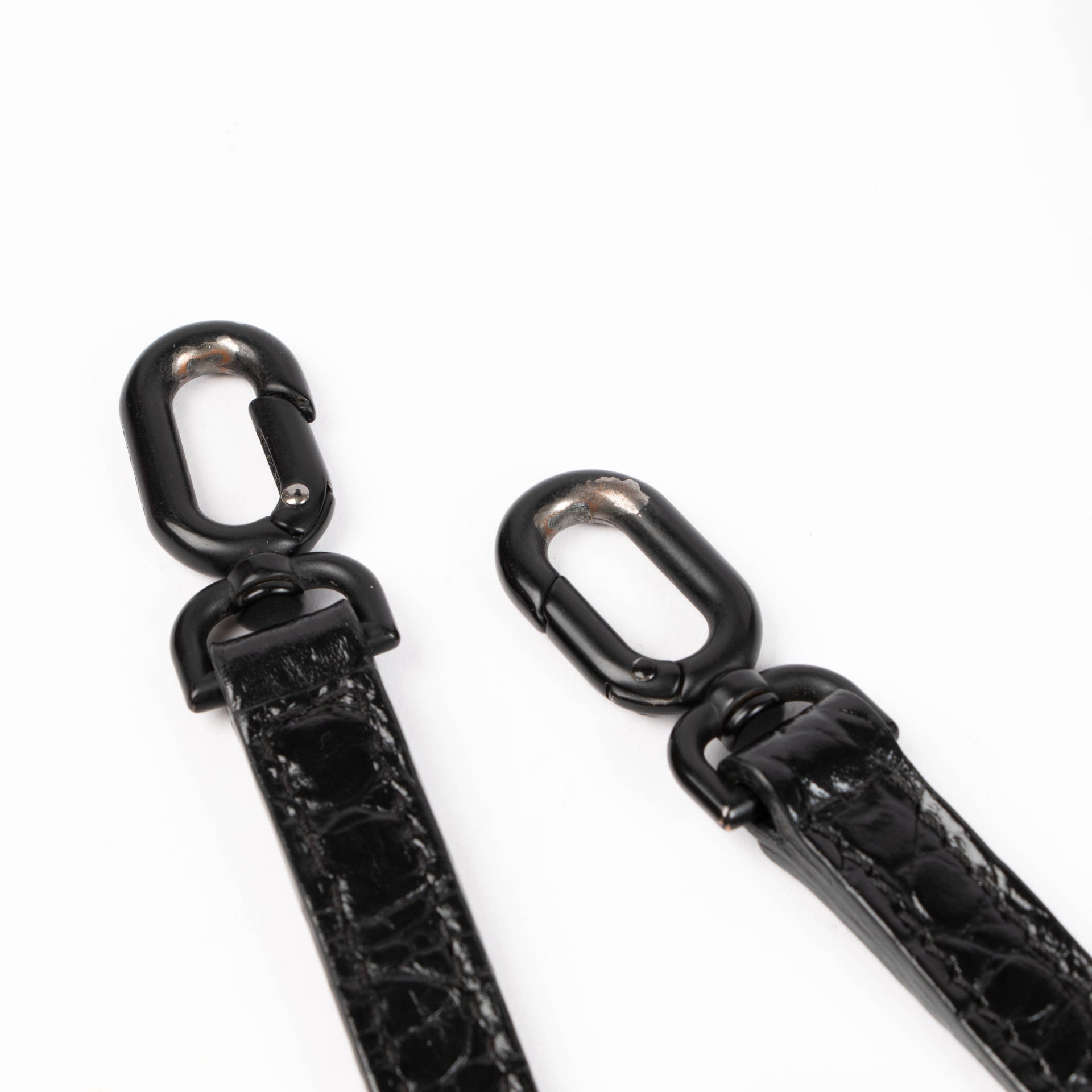 Balenciaga Black Croco Small Hourglass Bag
