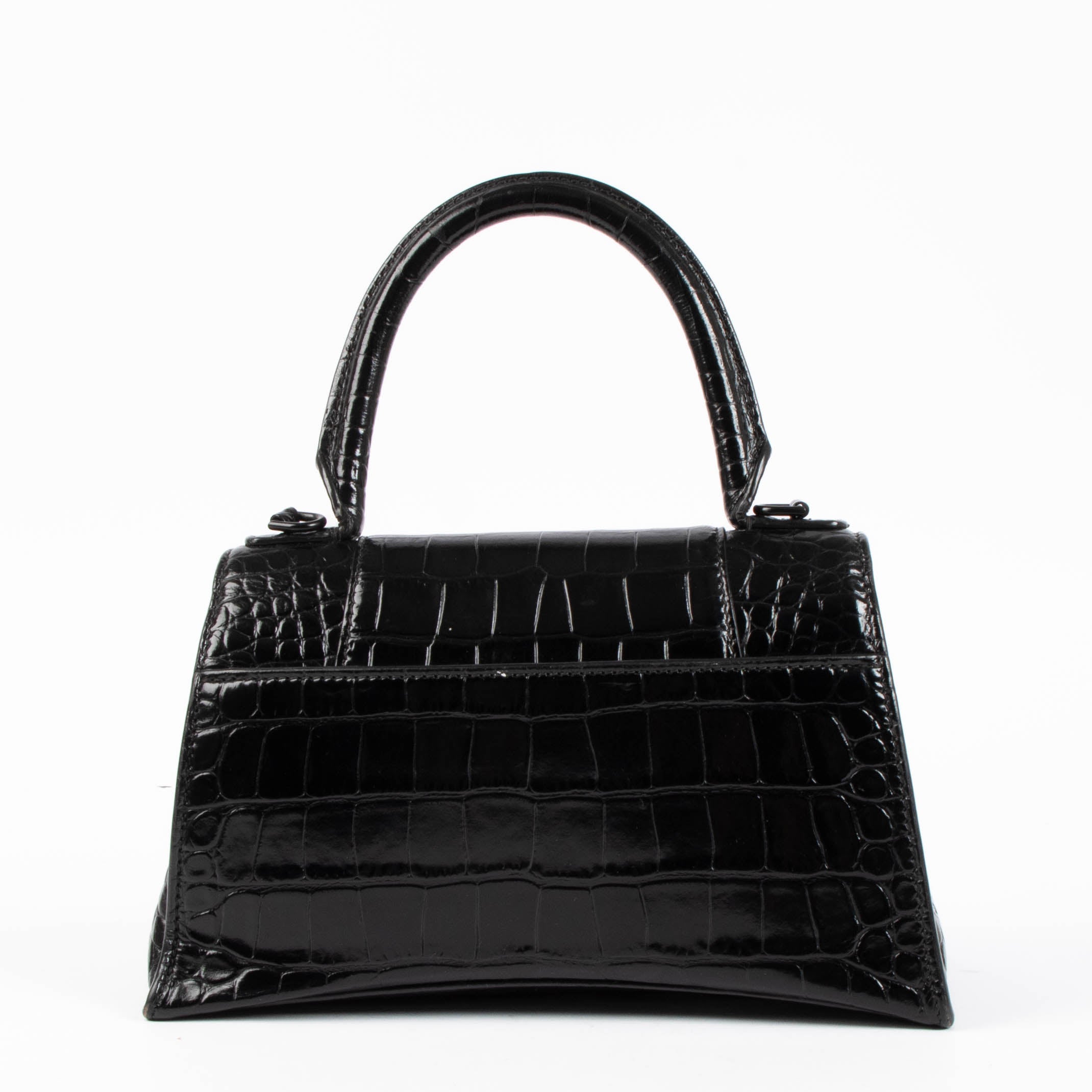 Balenciaga Black Croco Small Hourglass Bag – Labellov