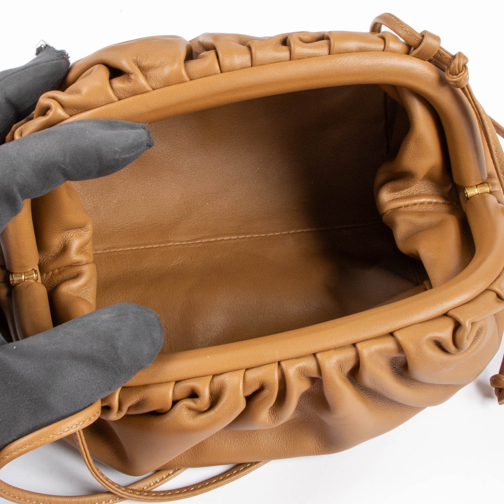 Bottega Veneta brown mini pouch Clutch