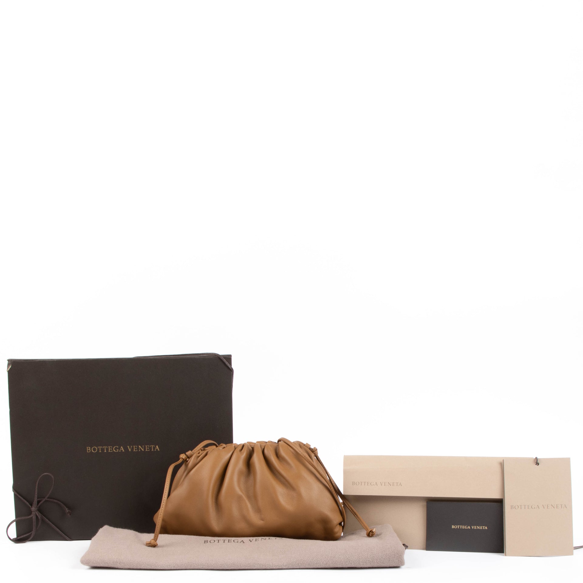 Bottega Veneta brown mini pouch Clutch