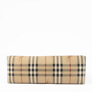 Shop this authentic Burberry Check Canvas Top Handle + Wallet pre-loved on Labellov.com