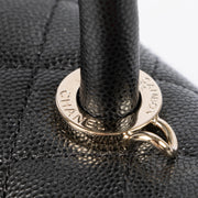 Shop this authentic chanel black caviar small coco handle pre-loved on Labellov.com
