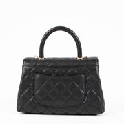 Shop this authentic chanel black caviar small coco handle pre-loved on Labellov.com