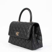 Shop this authentic chanel black caviar small coco handle pre-loved on Labellov.com