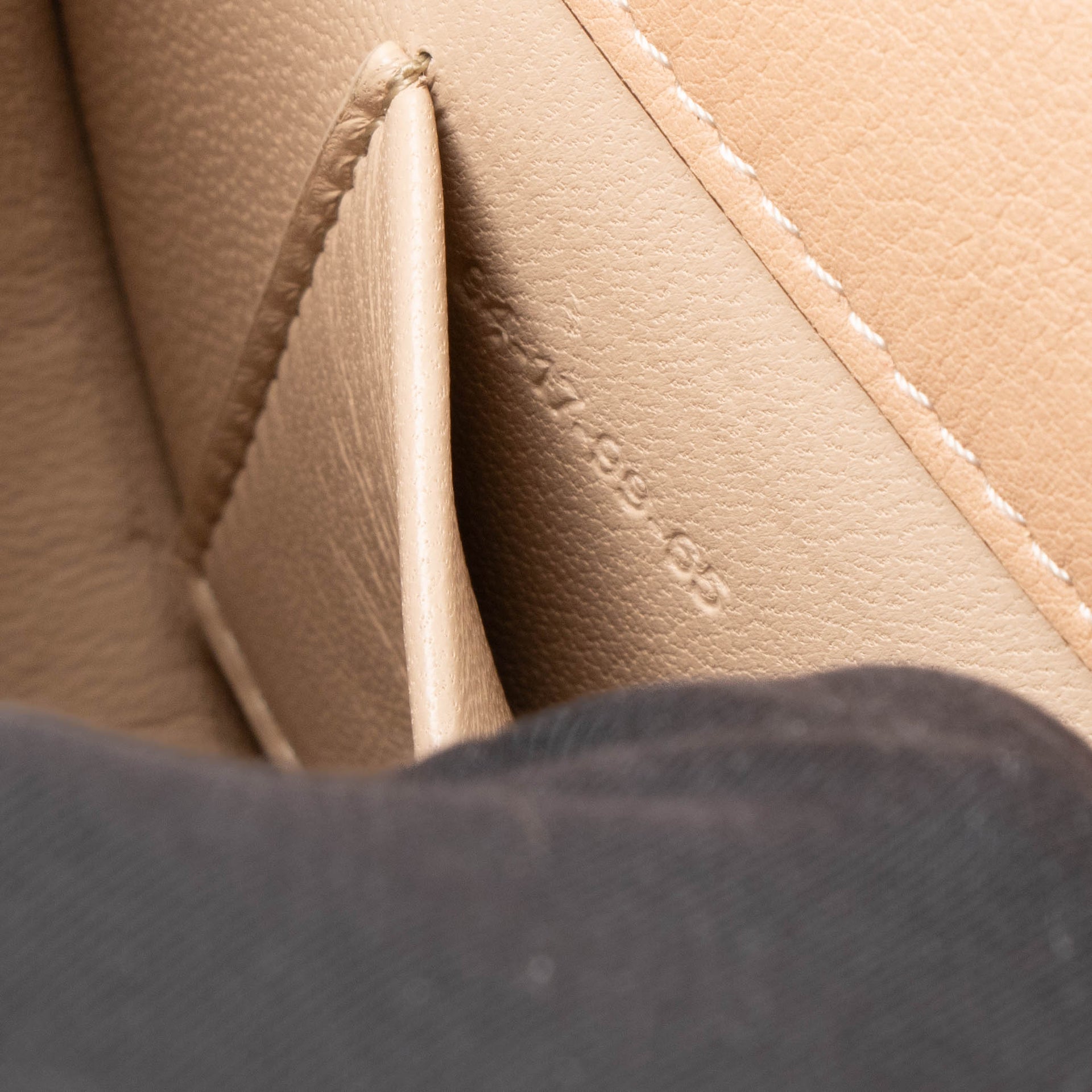 Chloé Beige Leather Nile Minaudière Bracelet Bag