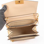 Shop authentic Givenchy Beige GV3 Small Shoulder Bag on Labellov.com.