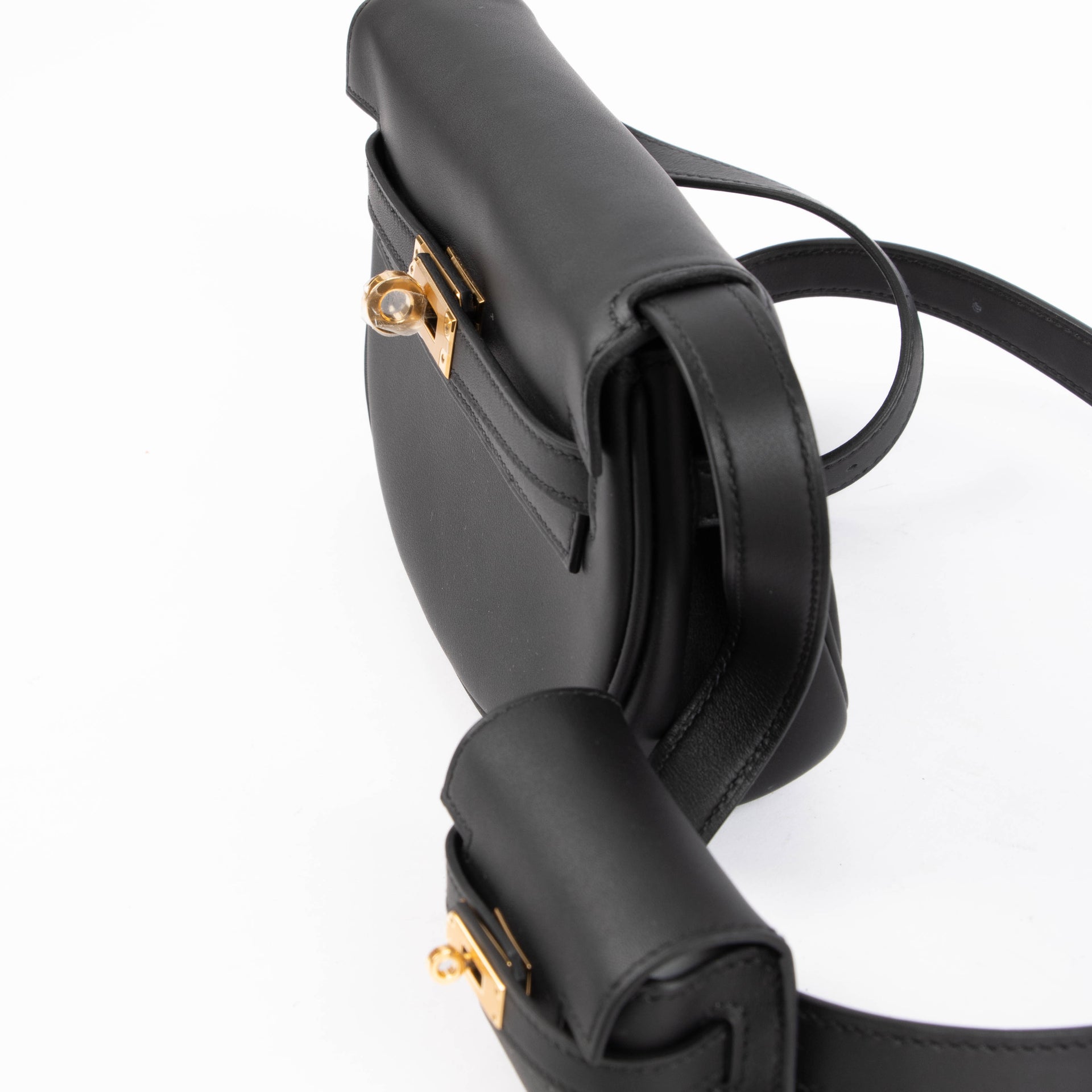 Hermès Kelly Moove Black Swift GHW
