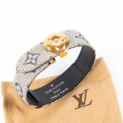 Shop this authentic Louis Vuitton blue denim Bracelet pre-loved on Labellov.com