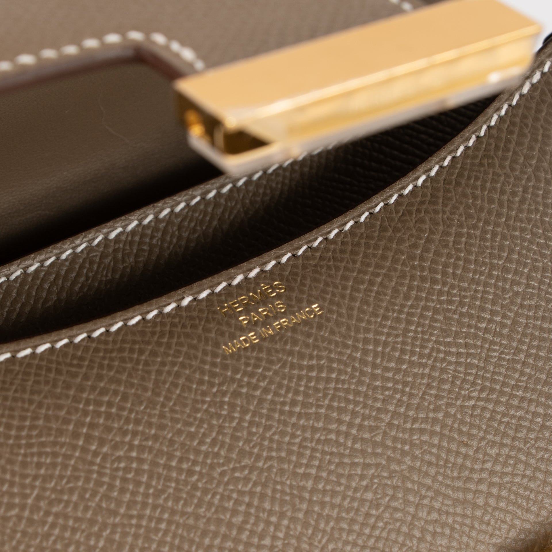 Hermès Constance Mini Etoupe Epsom GHW