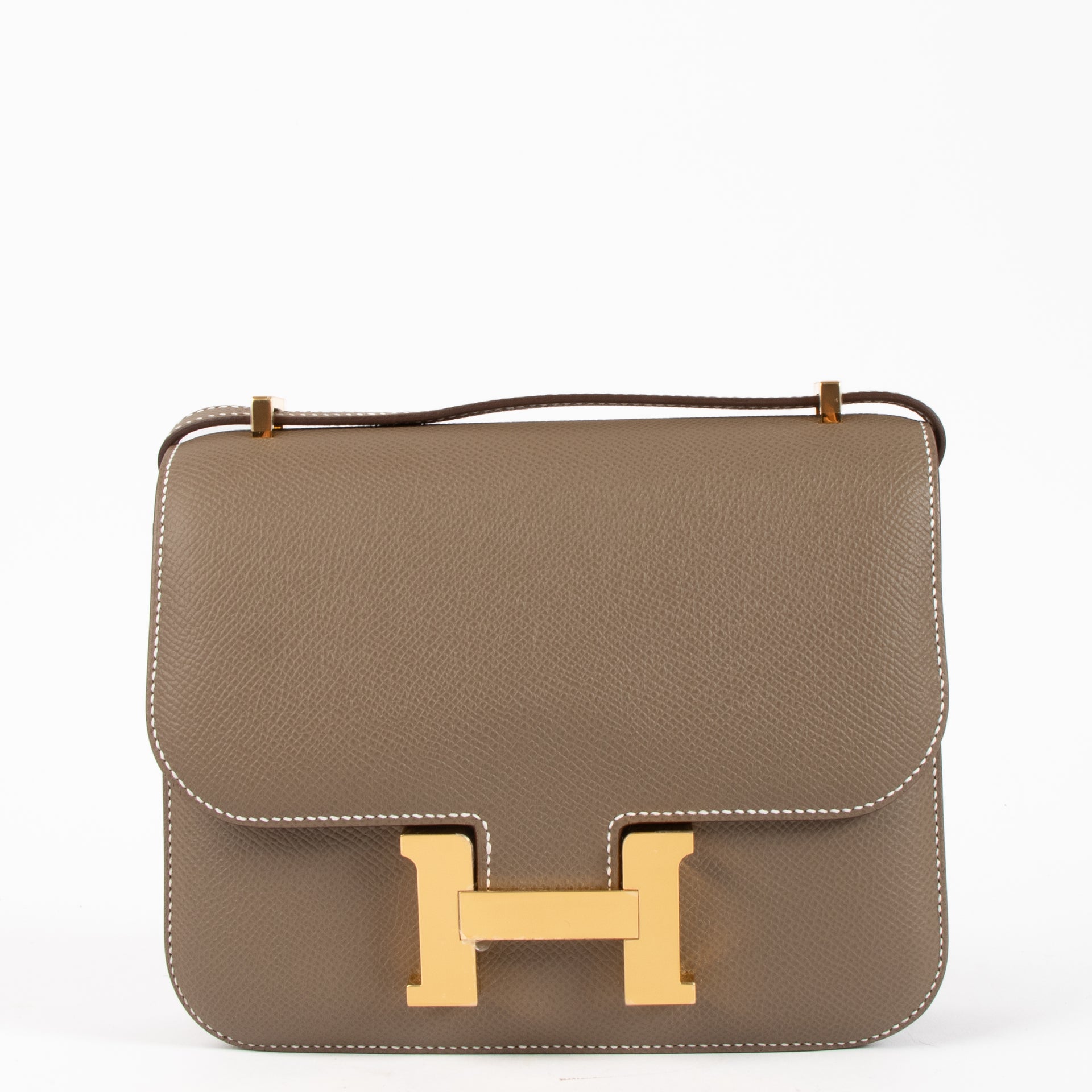 Hermès Constance Mini Etoupe Epsom GHW