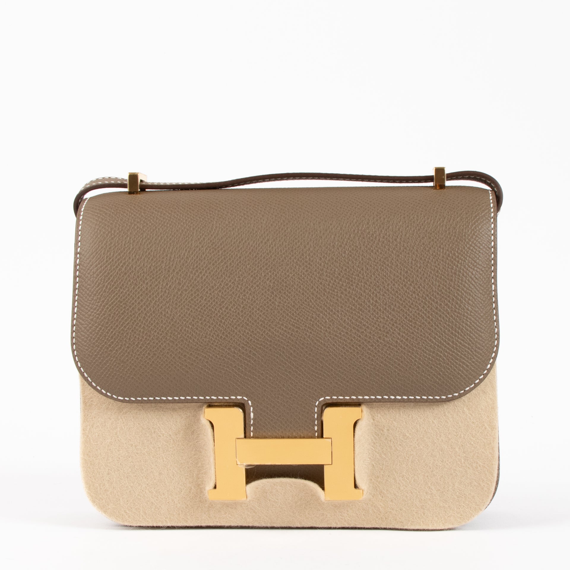 Hermès Constance Mini Etoupe Epsom GHW