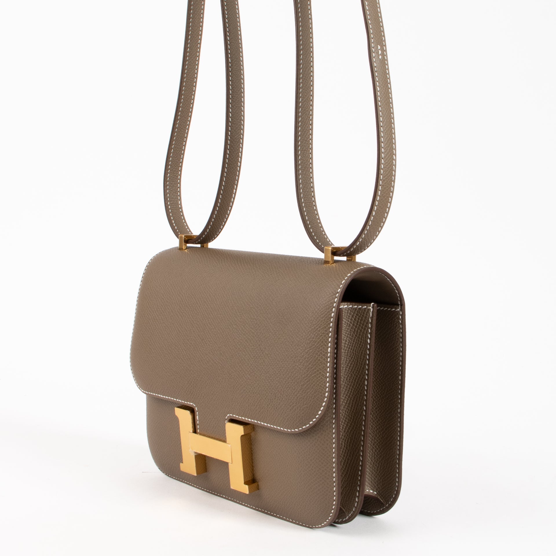 Hermès Constance Mini Etoupe Epsom GHW