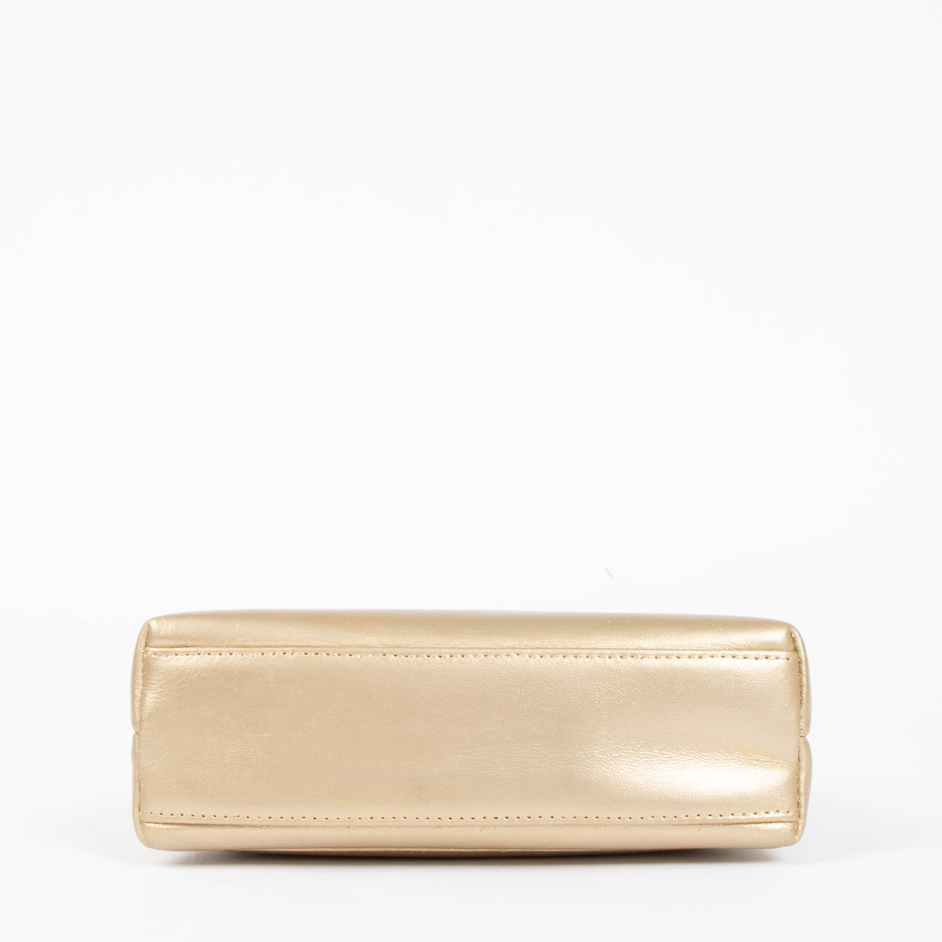 Chanel Vintage Gold Nano Kelly Mini Shopping Bag