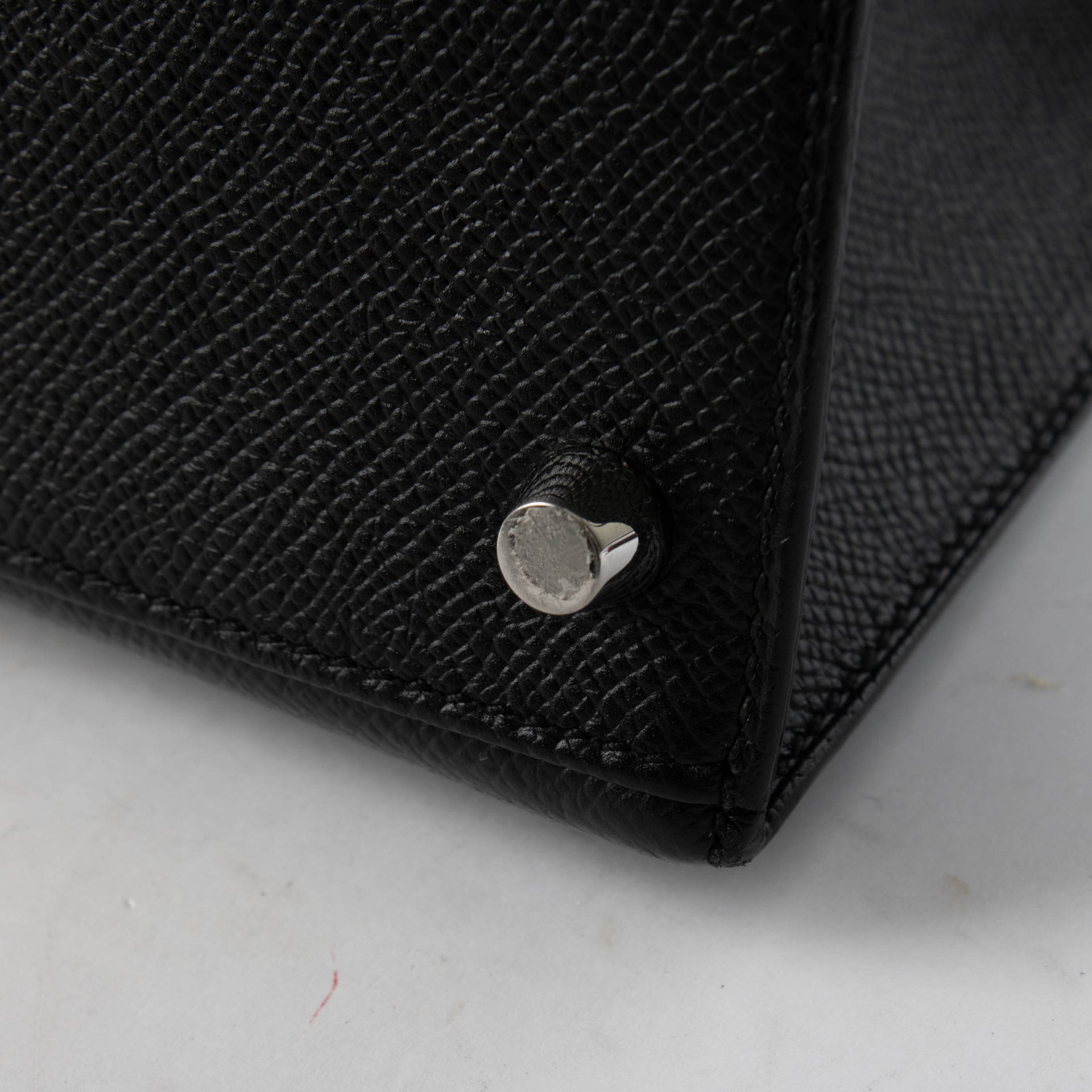 Hermès Kelly 28 Black Epsom PHW