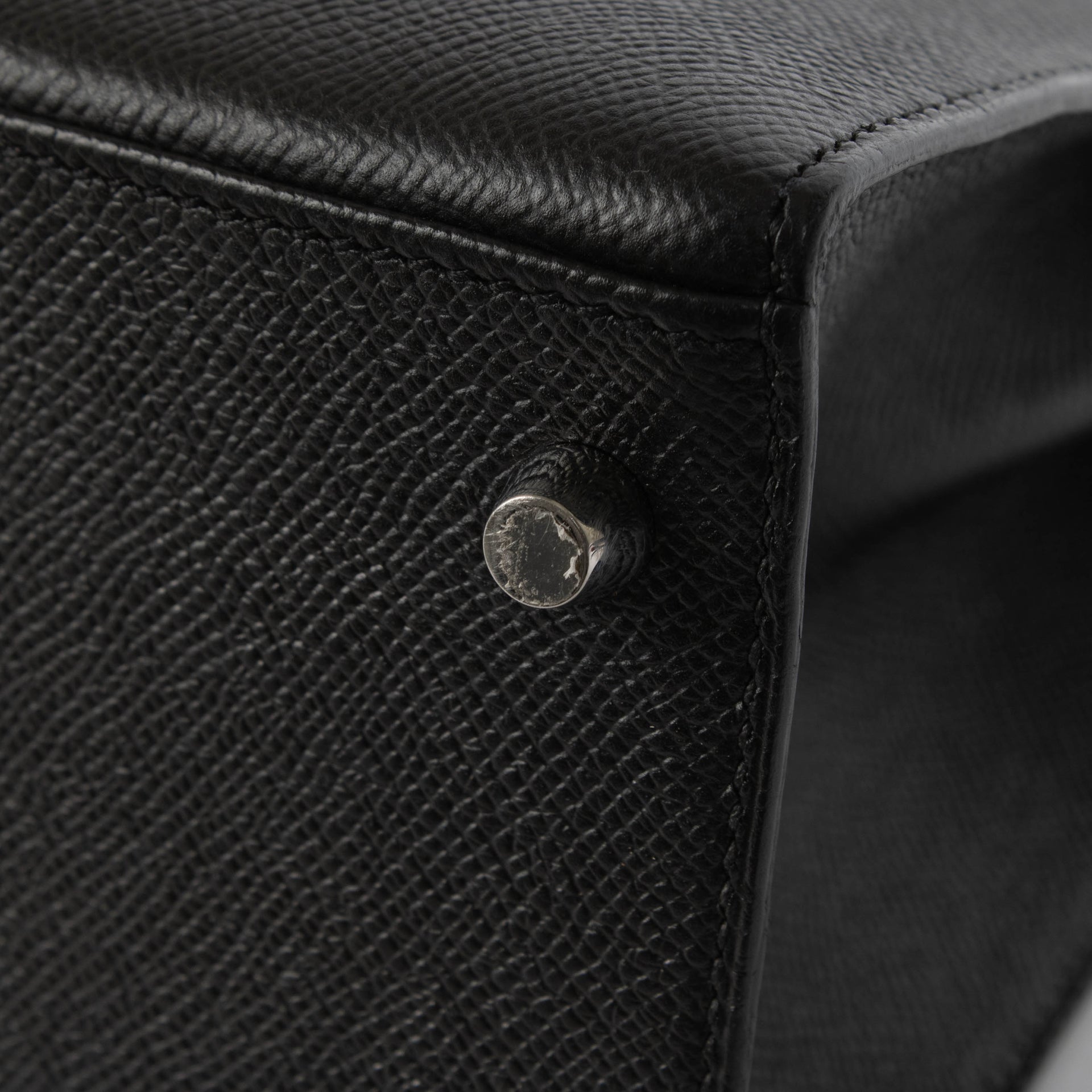Hermès Kelly 28 Black Epsom PHW