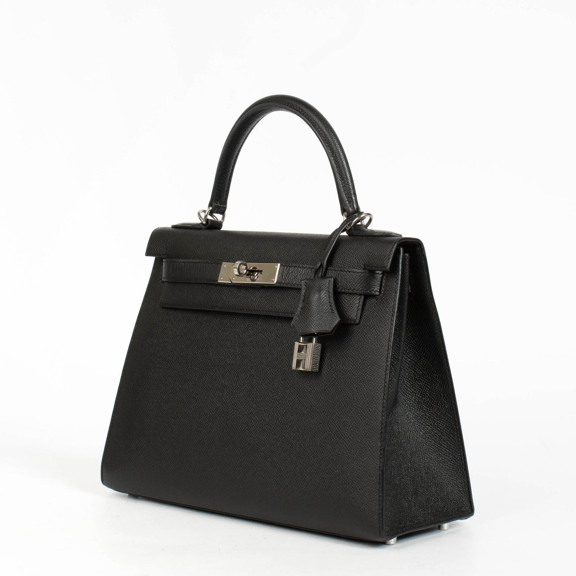 Hermès Kelly 28 Black Epsom PHW