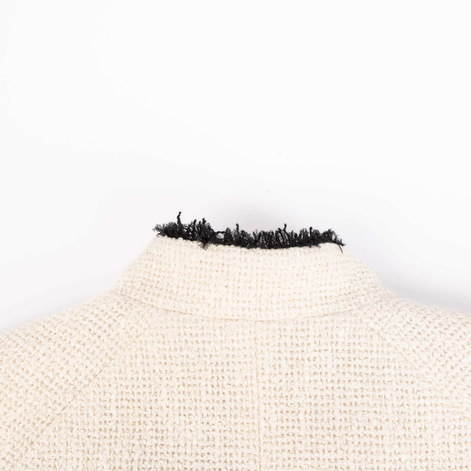 Chanel Black And White Tweed 2010 Spring Collection Jacket Size 34